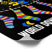 Down Syndrome Awareness Mama _1 Poster (Ecke)