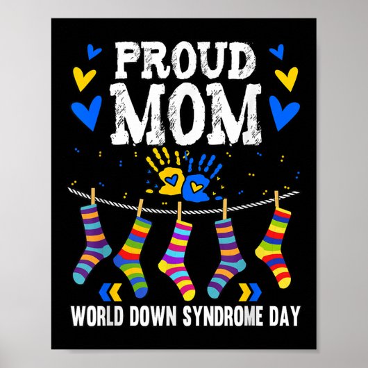 Down Syndrome Awareness Mama _1 Poster (Vorne)