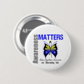 Down Syndrome Awareness Matters Button (Vorne & Hinten)