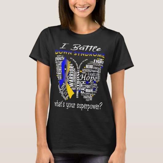 Down Syndrome Awareness Month Ribbon Gifts T-Shirt (Vorderseite)