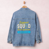 Down Syndrome Awareness Month Ribbon Support Squad Jeansjacke (Hangar)
