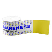 Down Syndrome Awareness Pattern Ribbon Ripsband (Spule)