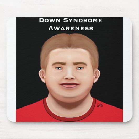 Down Syndrome Awareness.PNG Mousepad (Vorne)