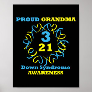 Down Syndrome Awareness Proud Oma Poster