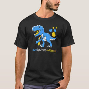 Down Syndrome Awareness rex Dinosaurier Trisomy T2 T-Shirt