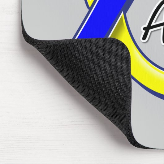 Down Syndrome Awareness Ribbon Mousepad (Ecke)