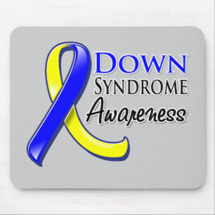 Down Syndrome Awareness Ribbon Mousepad
