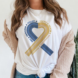Down Syndrome Awareness Ribbon Sei eine freundlich T-Shirt