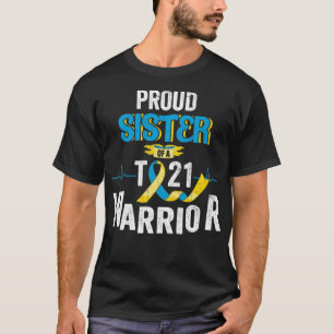 Down Syndrome Awareness Sister Apparel Happy Gesch T-Shirt