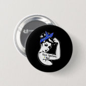 Down Syndrome Awareness Trisomy 21 - Down Syndrome Button (Vorne & Hinten)
