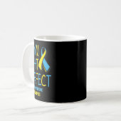 Down Syndrome Awareness Trisomy 21 Kaffeetasse (Vorderseite Links)