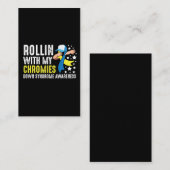 Down Syndrome Awareness Trisomy T21 Handicap Visitenkarte (Vorne/Hinten)