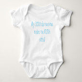Down Syndrome Baby Bodysuit Baby Strampler (Vorderseite)