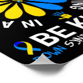 Down Syndrome Day 2024 Be-Down Syndrome Aware Poster (Ecke)