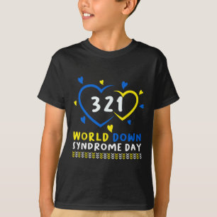 Down Syndrome Day Awareness Trisomy 21 Down Syndro T-Shirt