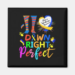 Down Syndrome Day Rock Your Socks T21 Bewusstsein Magnet