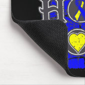 Down Syndrome Faith Hope Liebe Mousepad (Ecke)