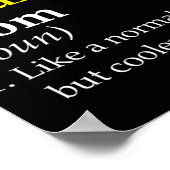 Down Syndrome Mama Fun Definition World Awareness Poster (Ecke)