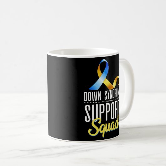 Down Syndrome Support Squad Awareness Special Kaffeetasse (VorderseiteRechts)