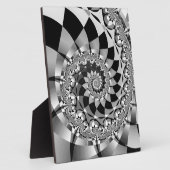 "Down the Rabbit Hole" Große Plaque Fotoplatte (Seite)