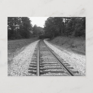 "Down the Tracks" Postkarte