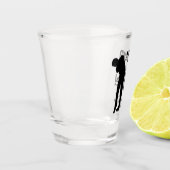 Down und Birdie Schnapsglas (Links)