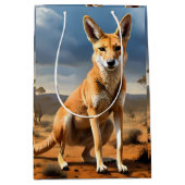 **"Down Under Deluxe: The Kangaringo Design"** Mittlere Geschenktüte (Vorderseite)