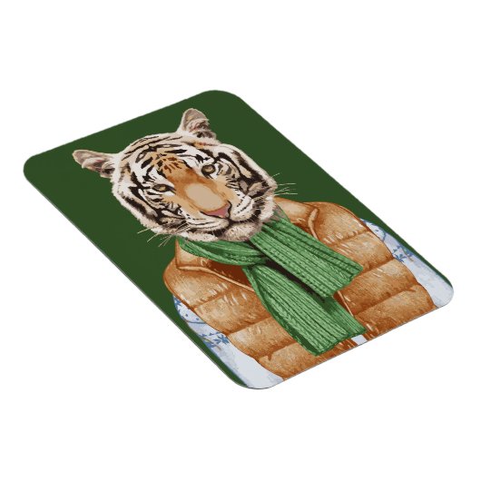 Down Vest Tiger Magnet (Rechte Seite)