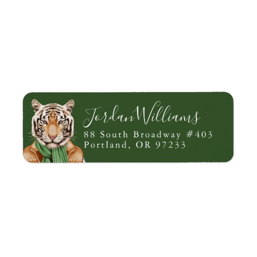 Down Vest Tiger | Name hinzufügen (Vorne)