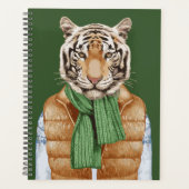 Down Vest Tiger Planer (Vorderseite)