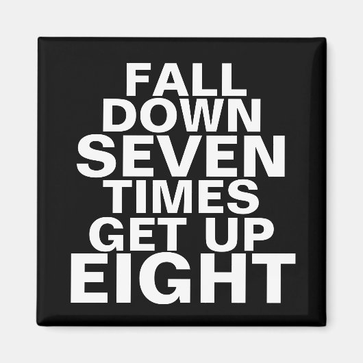 Down Workout-Motivation Magnet (Vorne)