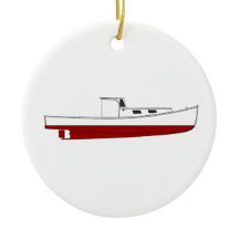 Downeast Maine Hummer-Boots-Farbillustration