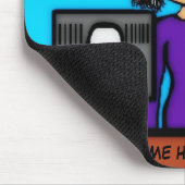 Downer Debbie Cartoon Mousepad (Ecke)