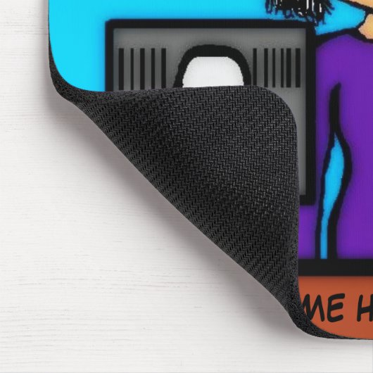 Downer Debbie Cartoon Mousepad (Ecke)