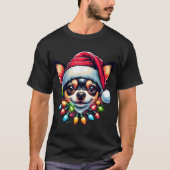 Downer Xmas Men Favorite Chihuahua T-Shirt (Vorderseite)
