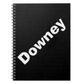 Downey Notizblock (Vorderseite)