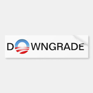 DOWNGRADE Autoaufkleber