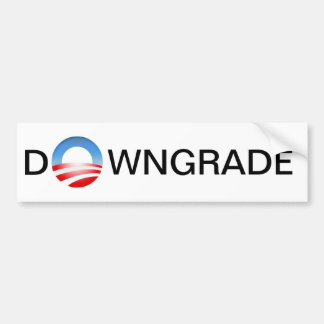 DOWNGRADE Autoaufkleber
