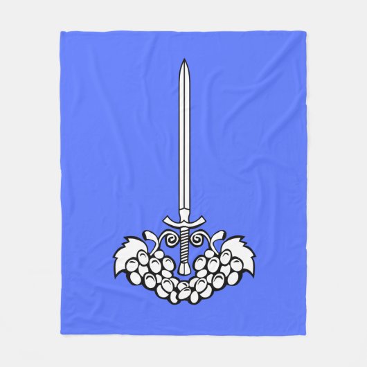 Downhall-Flagge - Mittlere Fleece-Decke Fleecedecke (Vorderseite)