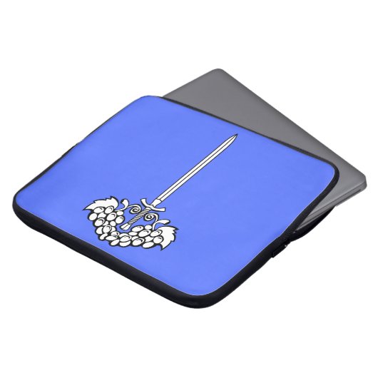 Downhall-Flagge - Notebook-Sieb Laptopschutzhülle (Vorne Oben)