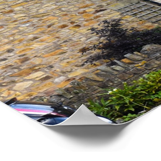 Downham Village Poster (Ecke)