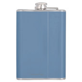 Downhhill Schnee-Skifahrer - Berg-Haube, Oregon Flachmann (Rückseite)