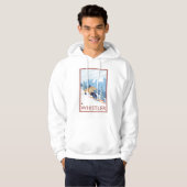 Downhhill Schnee-Skifahrer - Pfeifer, BC Kanada Hoodie (Vorne ganz)