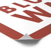 Downhhill Snow Skier - Blue Mountain, Washington Poster (Ecke)