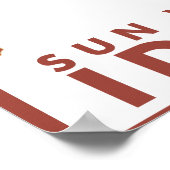 Downhhill Snow Skier - Sun Valley, Idaho Poster (Ecke)