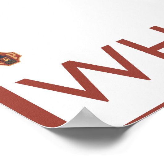 Downhhill Snow Skier - Whistler, BC Kanada Poster (Ecke)