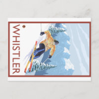Downhhill Snow Skier - Whistler, BC Kanada
