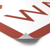 Downhhill Snow Skier - White Pass, Washington Poster (Ecke)