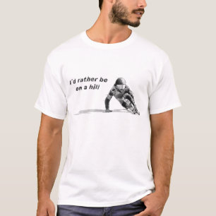 Downhiill, das I´d ist zeichnet eher, auf einem T-Shirt