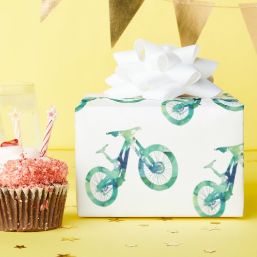 Downhill Bike - Falconeria Locarno Geschenkpapier (Geburtstagsparty)